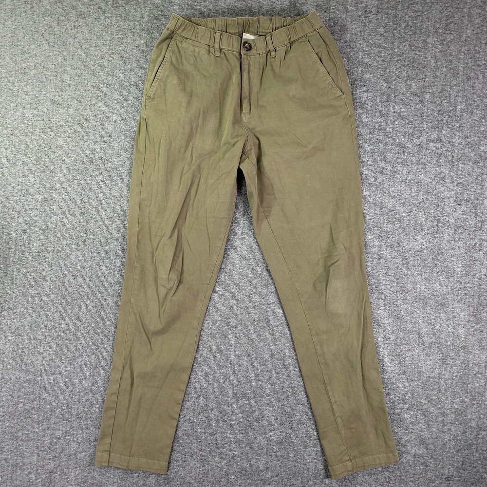 Cove Chino Pants Men 30x31 Brown Performance Stretch Joggers
